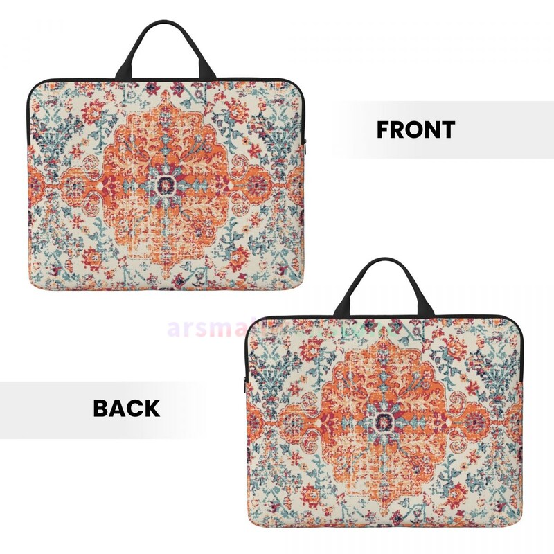 Aztec Terracotta Boho torba za prijenosno računalo Vodootporna velika torbica za prijenosno računalo Torba za računalo Uredska poslovna putovanja 14 inča