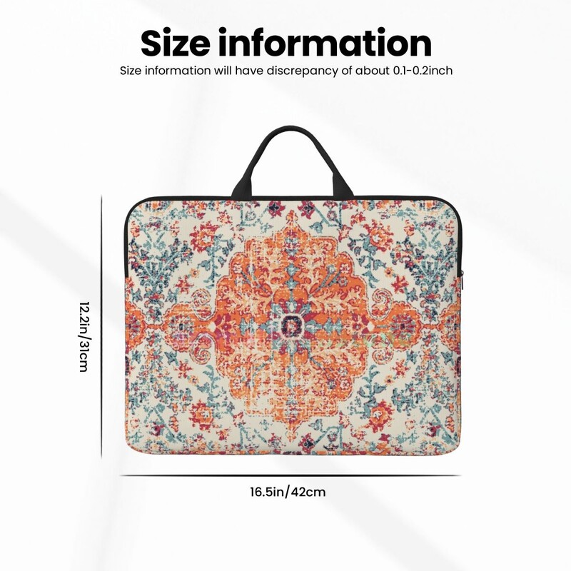 Aztec Terracotta Boho torba za prijenosno računalo Vodootporna velika torbica za prijenosno računalo Torba za računalo Uredska poslovna putovanja 14 inča