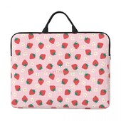 „Strawberry“ nešiojamojo kompiuterio krepšys, atsparus vandeniui, didelis nešiojamojo kompiuterio dėklas Kompiuterio krepšys Biuro verslo kelionėms 14 colių