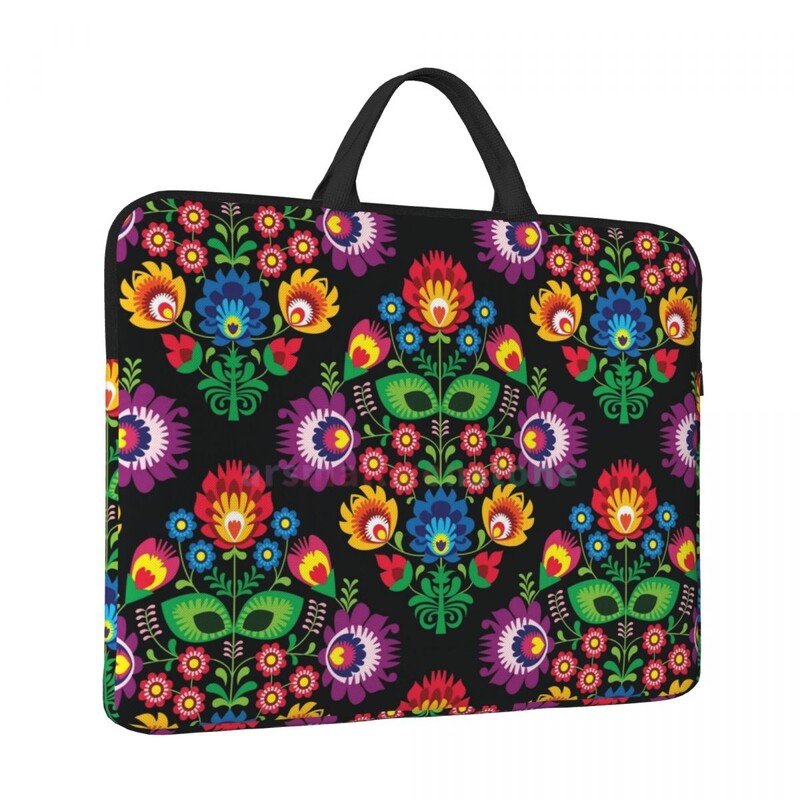 L rahvakunsti lillekott Sülearvuti kott veekindel suur sülearvuti ümbris Arvutikott Kontori ärireisid 14 tolli
