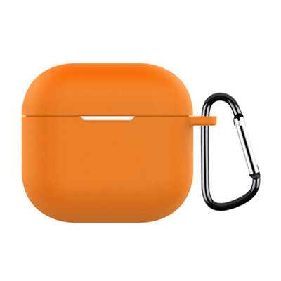 Apple AirPods 4 kõrvaklappide jaoks, silikoonist pehme täielik kaitseümbris karabiiniga tolmukindla kaitsekestaga, pehme armas nahakate