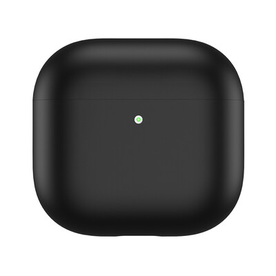 Apple AirPods 4 kõrvaklappide jaoks, silikoonist pehme täielik kaitseümbris karabiiniga tolmukindla kaitsekestaga, pehme armas nahakate