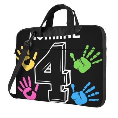 Чанта за лаптоп I Was Normal Преди 4 деца Чанта за куфарче Семейство Деца 13 14 15 Модна преносима компютърна чанта за Macbook Air Xiaomi