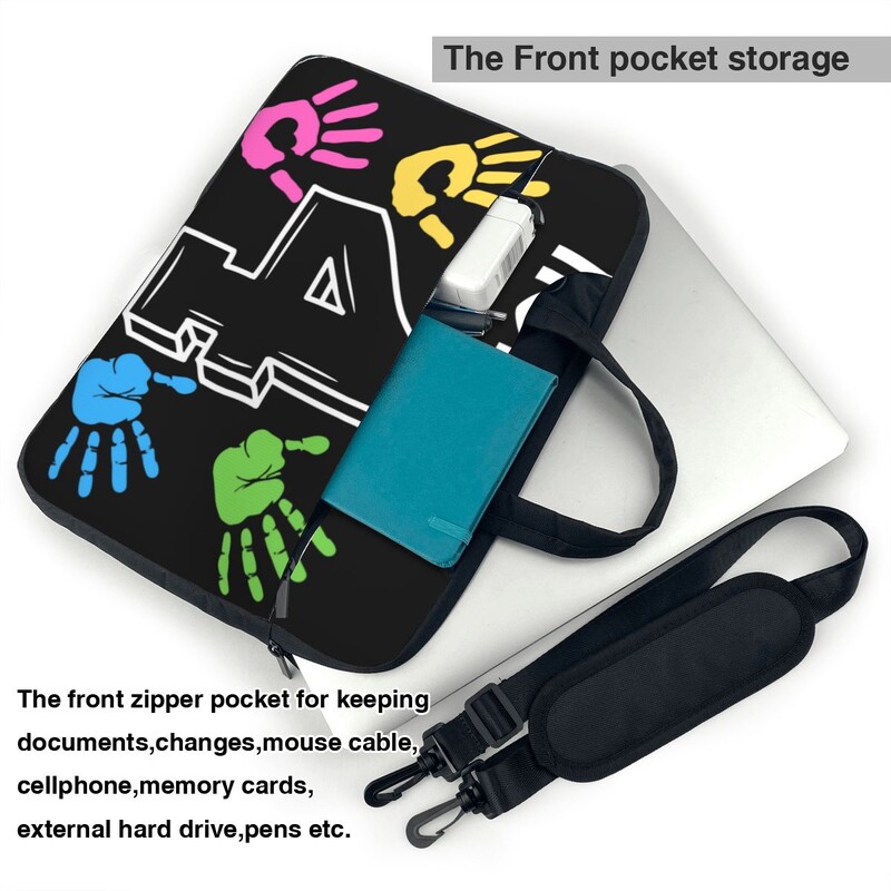 Чанта за лаптоп I Was Normal Преди 4 деца Чанта за куфарче Семейство Деца 13 14 15 Модна преносима компютърна чанта за Macbook Air Xiaomi