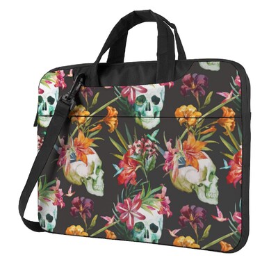 Mehhiko Sugar Skull sülearvutikott Värvilised pealuud lilleprintimine Macbook Air Pro Xiaomi Lenovo Asuse armas põrutuskindel ümbris