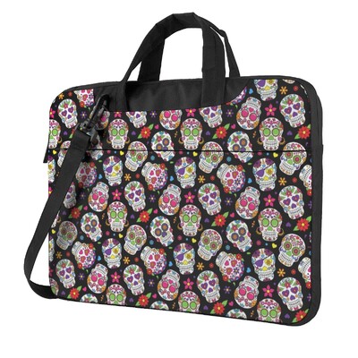 Mehhiko Sugar Skull sülearvutikott Värvilised pealuud lilleprintimine Macbook Air Pro Xiaomi Lenovo Asuse armas põrutuskindel ümbris