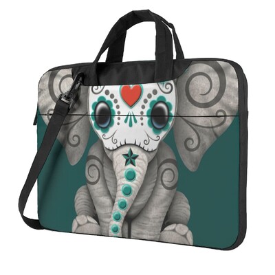 Mehhiko Sugar Skull sülearvutikott Värvilised pealuud lilleprintimine Macbook Air Pro Xiaomi Lenovo Asuse armas põrutuskindel ümbris