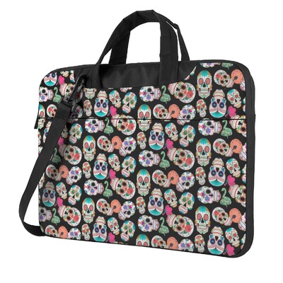 Mehhiko Sugar Skull sülearvutikott Värvilised pealuud lilleprintimine Macbook Air Pro Xiaomi Lenovo Asuse armas põrutuskindel ümbris