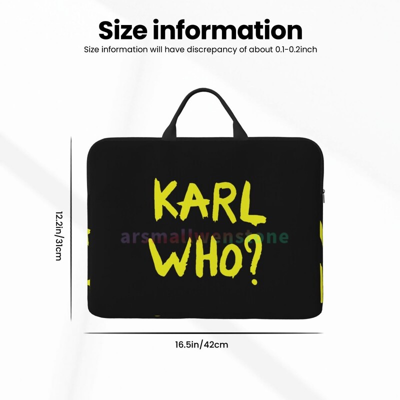Geanta pentru laptop Karl Who Geanta pentru computer Office Business Travel Carcasa mare pentru laptop, rezistenta la apa de 14 inchi