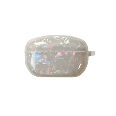 Ins modna zaštitna torbica za slušalice s uzorkom školjke za Sony WF-1000XM5 mekana TPU kutija za punjenje slušalica protiv pada Zaštitni poklopac
