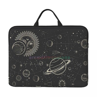 Space Planet Torba za prijenosno računalo Vodootporna velika torbica za prijenosno računalo Torba za računalo Uredska poslovna putovanja 14 inča