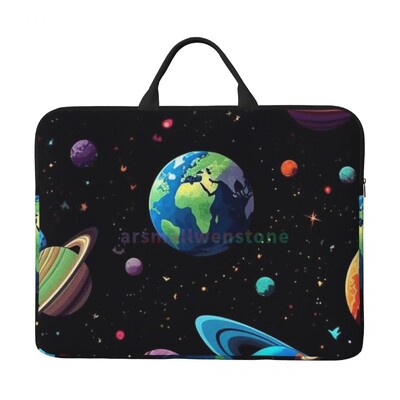 Space Planet Torba za prijenosno računalo Vodootporna velika torbica za prijenosno računalo Torba za računalo Uredska poslovna putovanja 14 inča