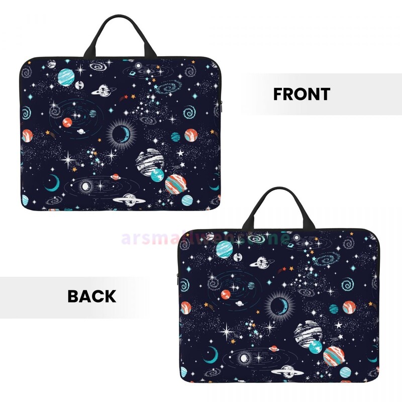 Space Planet Torba za prijenosno računalo Vodootporna velika torbica za prijenosno računalo Torba za računalo Uredska poslovna putovanja 14 inča