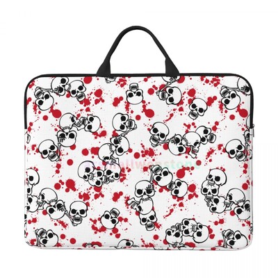 Gothic Black Skull Torba za prijenosno računalo Vodootporna velika torbica za prijenosno računalo Torba za računalo Uredska poslovna putovanja 14 inča