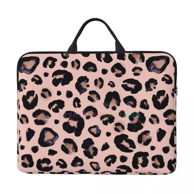 Torba za prijenosno računalo s uzorkom leoparda Torba za računalo Uredska poslovna putovanja 14 inčna vodootporna velika torbica za prijenosno računalo
