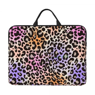 Torba za prijenosno računalo s uzorkom leoparda Torba za računalo Uredska poslovna putovanja 14 inčna vodootporna velika torbica za prijenosno računalo