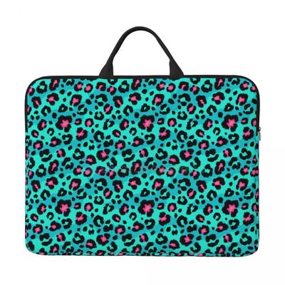 Torba za prijenosno računalo s uzorkom leoparda Torba za računalo Uredska poslovna putovanja 14 inčna vodootporna velika torbica za prijenosno računalo