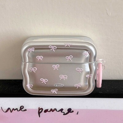 Valovita torbica za slušalice visokokvalitetna neklizajuća bežična bluetooth kutija za punjenje slatka mašna privjesak zec za apple airpods 1 3 pro 2nd 2