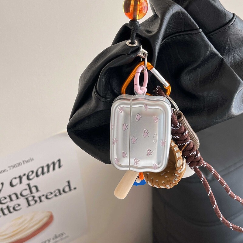 Valovita torbica za slušalice visokokvalitetna neklizajuća bežična bluetooth kutija za punjenje slatka mašna privjesak zec za apple airpods 1 3 pro 2nd 2