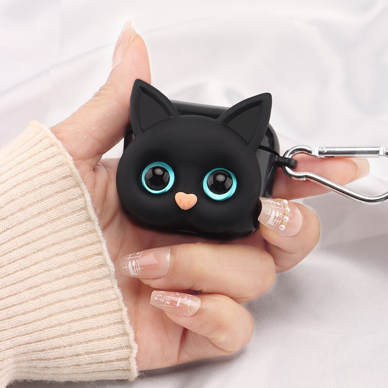 Crno bijela slatka mekana futrola za punjenje slušalica za Airpods 3 Ins Line Cat Bluetooth mekana silikonska maska za Airpods 1 2 Pro torbe