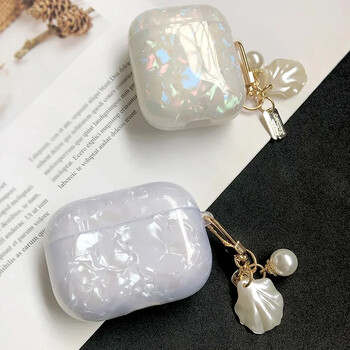 Θήκη για μπρελόκ Girl Pearl Shell 2024 για AirPods 4 Θήκη για AirPods 4 Generation Airpod 4η Θήκη Silicone Capa