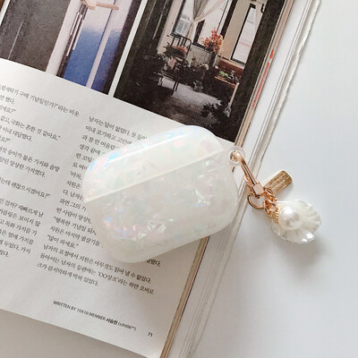 Θήκη για μπρελόκ Girl Pearl Shell 2024 για AirPods 4 Θήκη για AirPods 4 Generation Airpod 4η Θήκη Silicone Capa