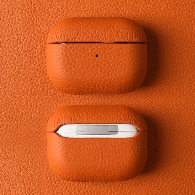 За Airpods Pro Калъф Калъф от 100% естествена кожа За Airpods 3 / 2 / Pro2 Калъфи за защитна кутия Калъф за AirPods Кутия за зареждане от телешка кожа