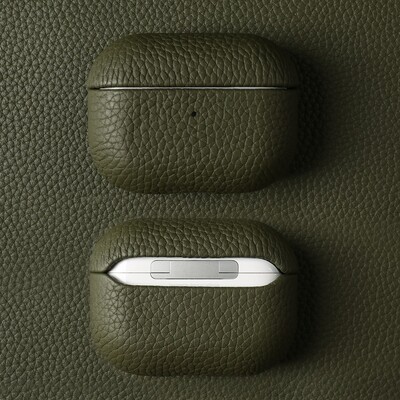 За Airpods Pro Калъф Калъф от 100% естествена кожа За Airpods 3 / 2 / Pro2 Калъфи за защитна кутия Калъф за AirPods Кутия за зареждане от телешка кожа