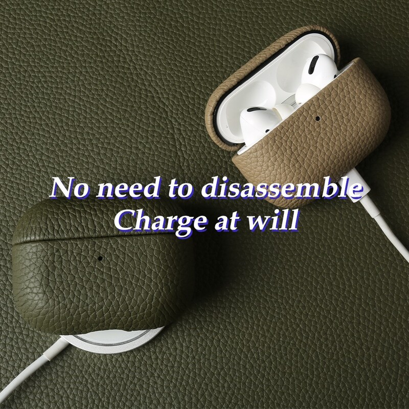 За Airpods Pro Калъф Калъф от 100% естествена кожа За Airpods 3 / 2 / Pro2 Калъфи за защитна кутия Калъф за AirPods Кутия за зареждане от телешка кожа