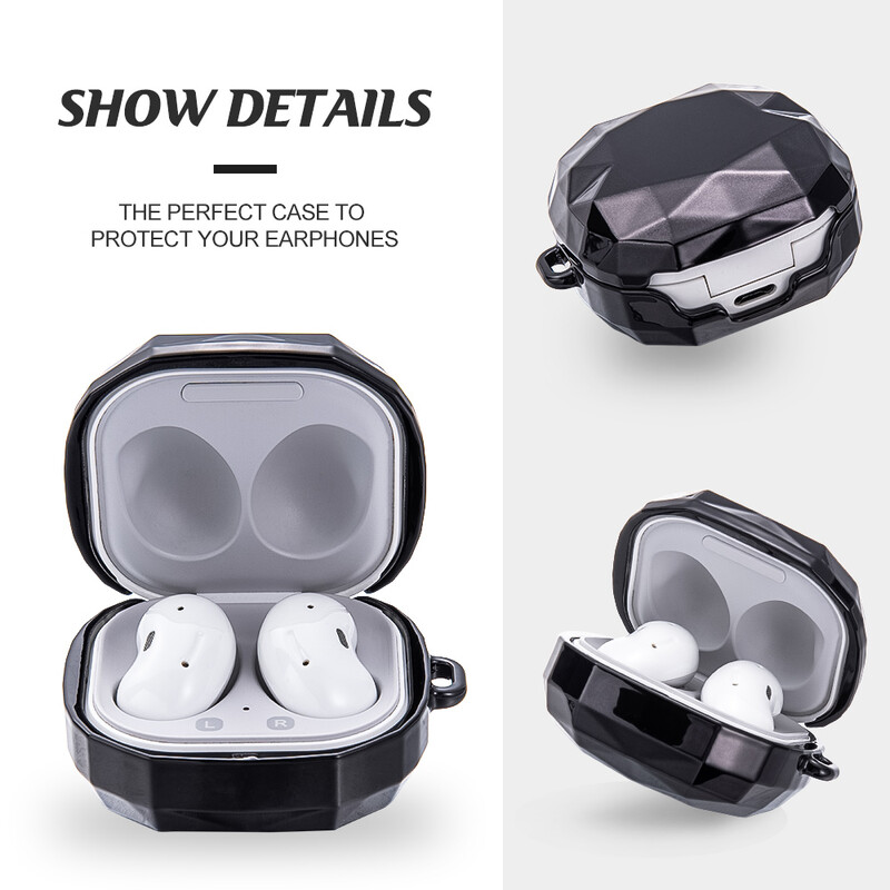 Luksuzna dijamantna maska za Samsung Galaxy Buds 2 Pro FE Live Case za Samsung Galaxy Buds Live Pro Buds2 Pro2 Case, tvrda maska za računalo