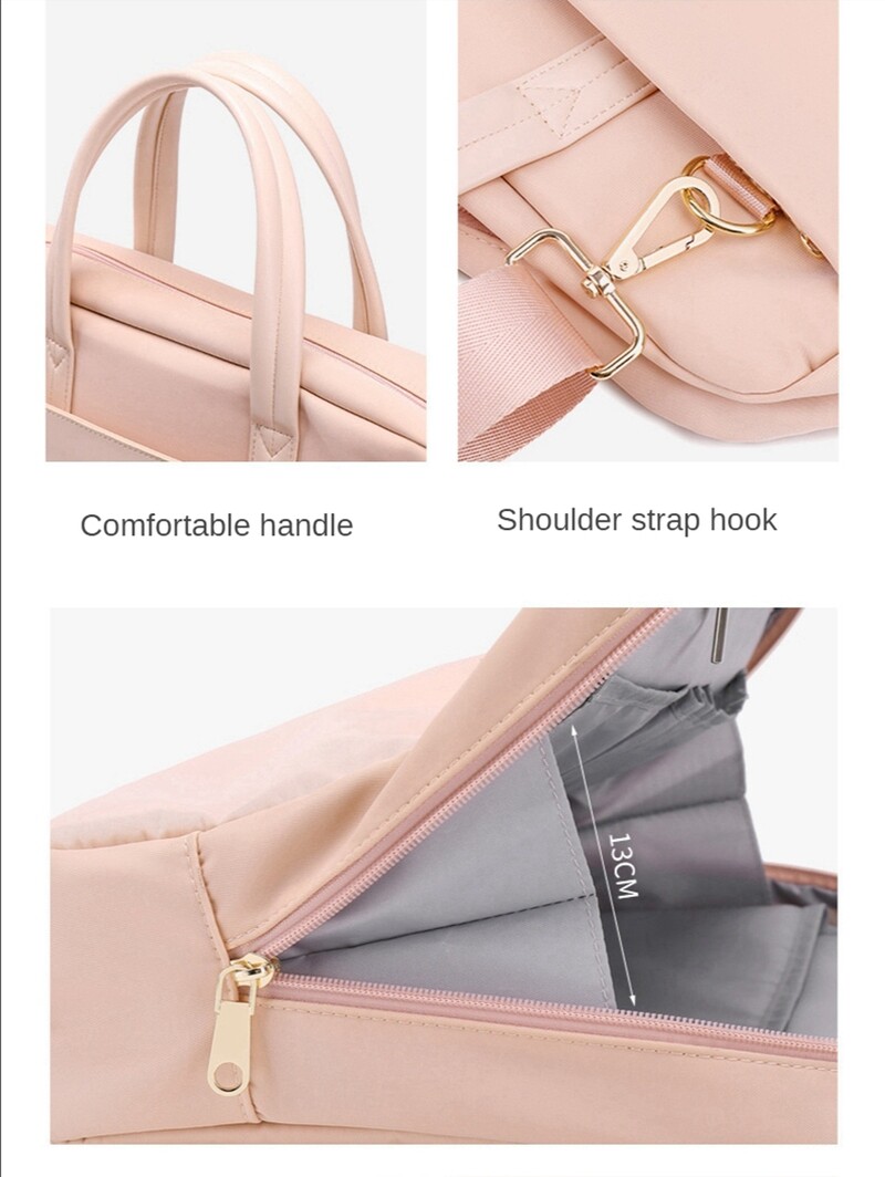 Дамска чанта за лаптоп Калъф 13.3 14 15.6 инча Водоустойчива чанта за лаптоп за Macbook Air Pro 13 15 Дамска чанта през рамо Куфарче за лаптоп