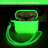 Za airpods 1or2 futrola airpods pro 2 airpods 3 Bluetooth slušalica silikonska svjetleća zaštitna futrola fluorescentna futrola za slušalice