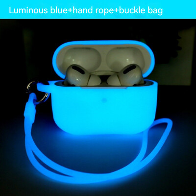 Za airpods 1or2 futrola airpods pro 2 airpods 3 Bluetooth slušalica silikonska svjetleća zaštitna futrola fluorescentna futrola za slušalice