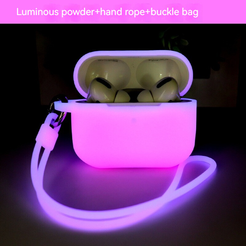 Za airpods 1or2 futrola airpods pro 2 airpods 3 Bluetooth slušalica silikonska svjetleća zaštitna futrola fluorescentna futrola za slušalice