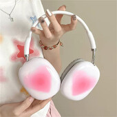 Y2k Smudge Love Heart Защитен калъф за Apple Airpods Max Калъф за слушалки Силиконови слушалки за Airpods Max Case Аксесоари