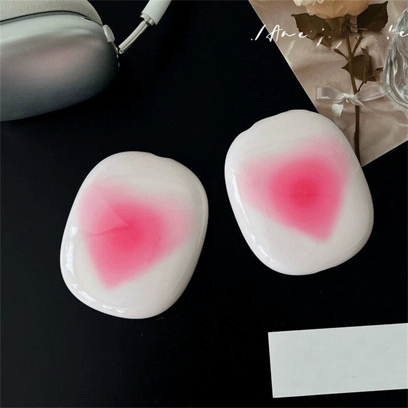 Y2k Smudge Love Heart Защитен калъф за Apple Airpods Max Калъф за слушалки Силиконови слушалки за Airpods Max Case Аксесоари