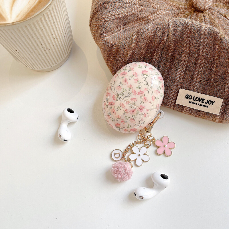 1 tk täisprinditud lilledega kõrvaklappide ümbrised HUAWEI FreeBudsi 3/ 4/ 5i seeria kaitsekattega kõrvaklappide tarvikute kaitsekarbi jaoks