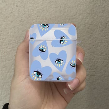 Fashion Lucky Eye Blue Evil Eye θήκη ακουστικών εκτύπωσης για Airpods 1 2 3 Pro Ασύρματο κάλυμμα ακουστικών για Air Pods Pro2 Αξεσουάρ