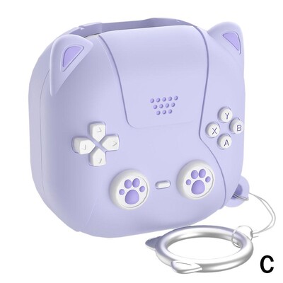 Zaštitna maska za slušalice od tekućeg silikona prikladna za Samsung Galaxy Buds Live/Buds 2/ Pro/2 Pro/Buds FE Cute Cat Style