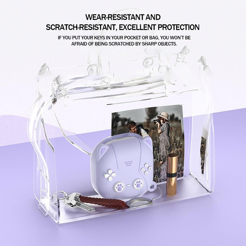 Zaštitna maska za slušalice od tekućeg silikona prikladna za Samsung Galaxy Buds Live/Buds 2/ Pro/2 Pro/Buds FE Cute Cat Style