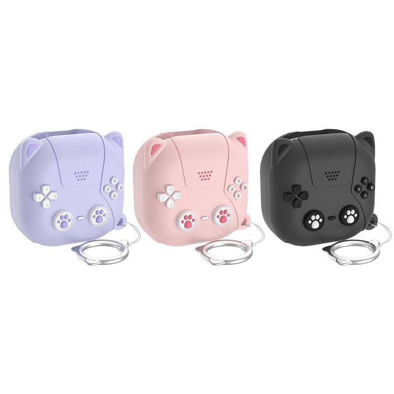 Zaštitna maska za slušalice od tekućeg silikona prikladna za Samsung Galaxy Buds Live/Buds 2/ Pro/2 Pro/Buds FE Cute Cat Style