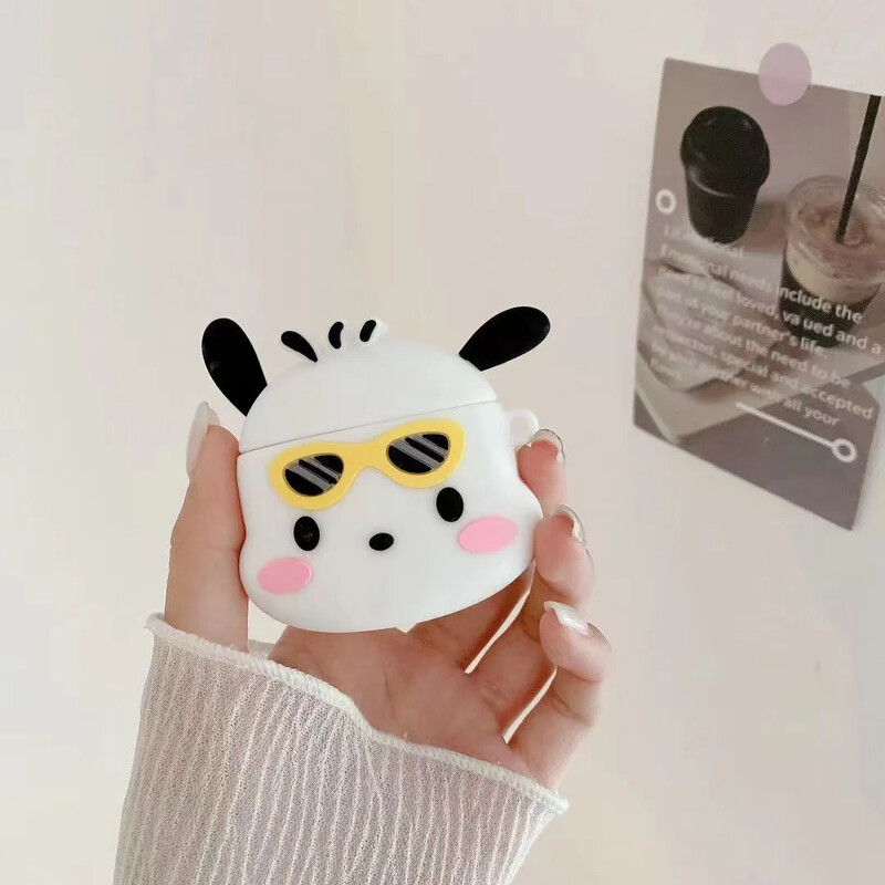 Sanrio sunčane naočale Pochacco silikonska torbica za slušalice za Apple AirPods 1 2 3 Pro 2021 bežične Bluetooth slušalice zaštitni poklopac
