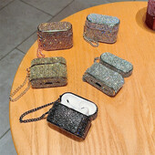 Γυαλιστερή θήκη διαμαντιών για Apple AirPods 1 2 Pro Θήκη 3ης γενιάς με μαλακό κάλυμμα ιμάντα για θήκη AirPods Pro 2