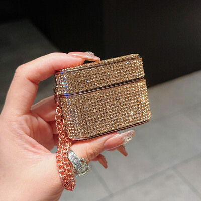 Γυαλιστερή θήκη διαμαντιών για Apple AirPods 1 2 Pro Θήκη 3ης γενιάς με μαλακό κάλυμμα ιμάντα για θήκη AirPods Pro 2