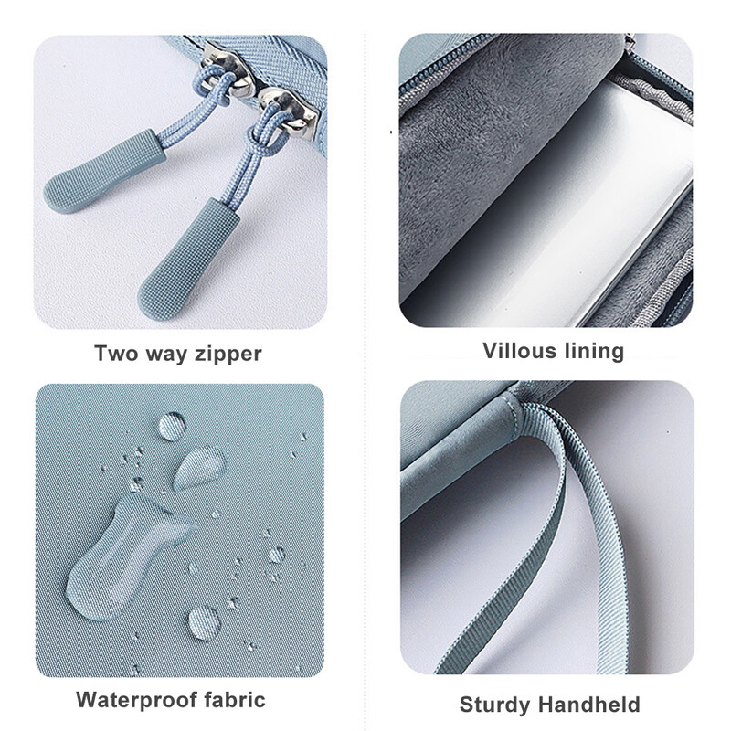 Laptop Sleeve Bag Cases for Macbook Pro 13 M1 M2 M3 Air 13.6 15 14 16 inch XiaoMi Notebook Cover HP Matebook Shell Dodaci