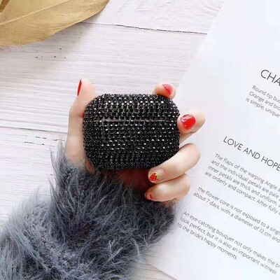 Luksuzna Bling Diamonds Glitter tvrda torbica za Airpods Pro 1 2 3 Dodaci za bežične Bluetooth slušalice za airpods pro 2 Cover