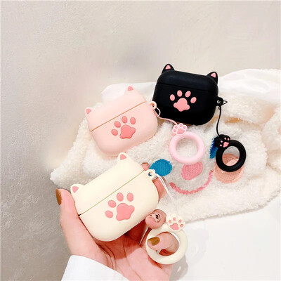 Cute Caroon Cat Case For Airpods Pro 2nd Silicone Wireless Headphone Case for Airpod 1 2 3 Αξεσουάρ προστατευτικού καλύμματος ακουστικών