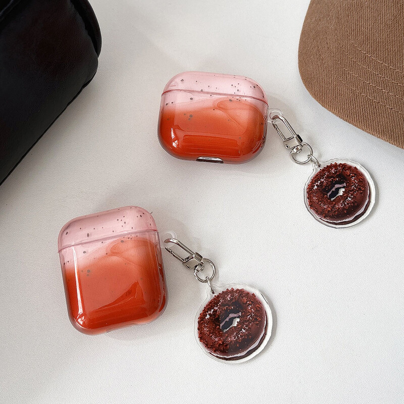 Gradient Blue Ink Dots Mekana zaštitna maska za AirPods Pro 2 AirPods 4 1 2 3 Bežične Bluetooth futrole za slušalice Ukras za tortu