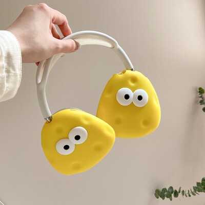 Защитен калъф с анимирана акула за Apple Airpods Max Калъф за слушалки Меки силиконови безжични слушалки за Airpods Max Аксесоари