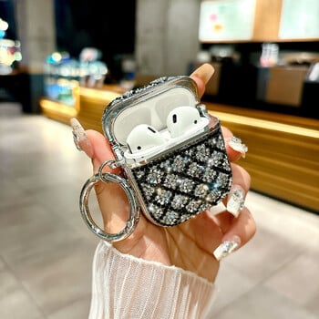 Για Airpods 4 Generation 2024 Glitter Diamond Case Diamond Rhinestone For Apple Airpods 1 2 3 Pro Women Θήκη ακουστικών Bluetooth